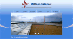 Desktop Screenshot of hecht-blitzschutzbau.de